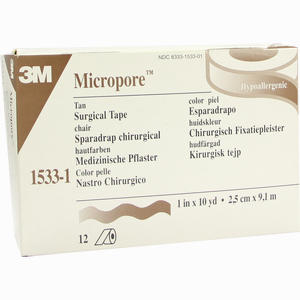 Micropore Hautf 9.10x2.50 Pflaster 12 Stück - ab 42,49 €