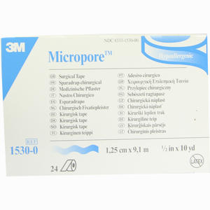 Micropore Wei 9.10mx1.25cm Pflaster 24 Stück - ab 29,95 €
