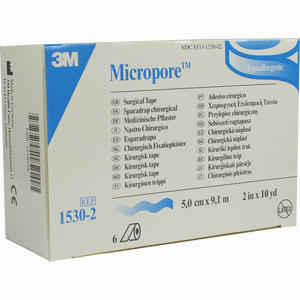 Micropore Wei 9.10mx5.00cm Pflaster 6 Stück - ab 19,50 &euro;