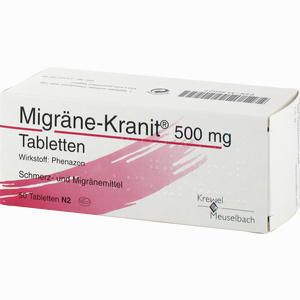 Migräne- Kranit 500mg Tabletten  50 Stück - ab 13,78 €