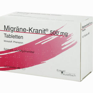 Migräne- Kranit 500mg Tabletten  100 Stück - ab 25,00 €