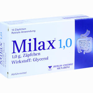Milax 1.0 Zäpfchen 10 Stück - ab 3,51 €