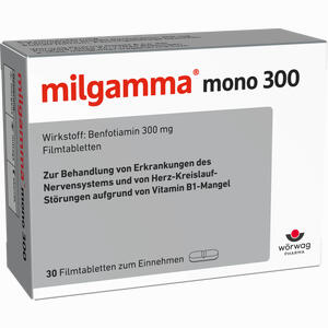 Milgamma Mono 300 Filmtabletten 30 Stück - ab 0,00 &euro;