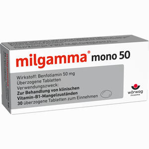 Milgamma Mono 50 Dragees  30 Stück - ab 0,00 &euro;