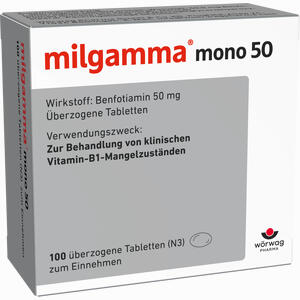 Milgamma Mono 50 Dragees 100 Stück - ab 0,00 &euro;