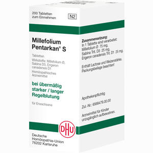 Millefolium Pentarkan S Tabletten 200 Stück