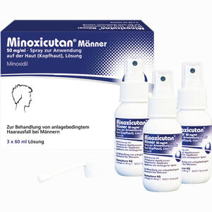 Minoxicutan Männer 50mg/ml Spray Lösung 3 x 60 ml - ab 31,85 €