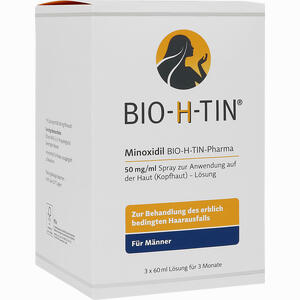 Minoxidil Bio- H- Tin Pharma 50mg/ml Lösung  3 x 60 ml Minoxidil Bio- H- Tin Pharma 50mg/ml Lösung  3 x 60 ml