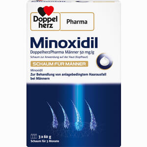 Minoxidil Doppelherzpharma Männer 50 Mg/G Schaum 3 x 60 g - ab 35,80 &euro;