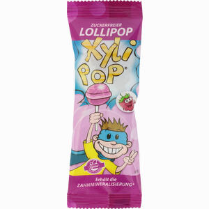 Miradent Xylipop Lolli Zahnpflegelolli Erdbeere 1 x 6 g - ab 0,61 &euro;
