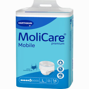 Molicare Premium Mobile 6 Tropfen L 14 Stück - ab 10,99 &euro;
