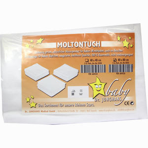 Molton- Tuch 80x80cm 1 Stück - ab 3,54 €