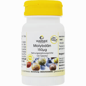 Molybdän 150ug 100 Stück - ab 6,00 &euro;