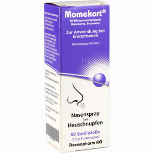 Momekort 50ug/sprühstoß Nasenspray Suspension für Erwachsene  10 g