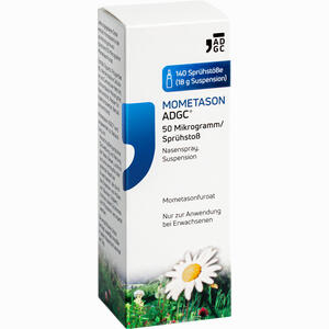 Mometason Adgc 50ug/Sp 140 Nasenspray 18 g - ab 4,39 €