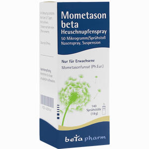 Mometason Beta Heuschnupfenspray 50 Ug/sprühstoß Nasenspray 18 g - ab 5,72 €