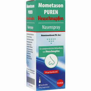 Mometason Puren Heuschnupfenspray 50ug/Sprühstöße 60 10 g - ab 4,67 €