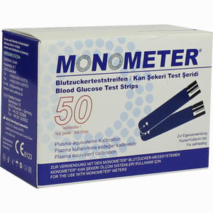 Monometer Blutzucker- Teststreiden P (plasma- äquivalent) Teststreifen 2 x 25 Stück - ab 17,90 €