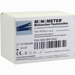 Monometer Teststreifen  4 x 25 Stück - ab 61,78 &euro;