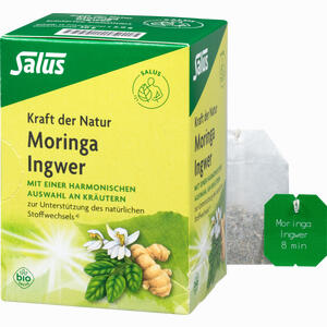 Moringa Ingwer Kräutertee Kraft der Natur Salus Filterbeutel 15 Stück - ab 3,35 €