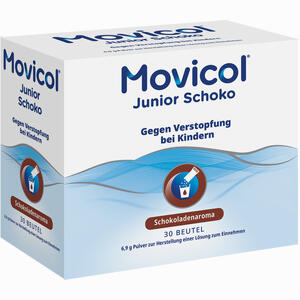 Movicol Junior Schoko Pulver zur Herstellung einer Lösung Zum Einnehmen  30 x 6.9 g Movicol Junior Schoko Pulver zur Herstellung einer Lösung Zum Einnehmen  30 x 6.9 g
