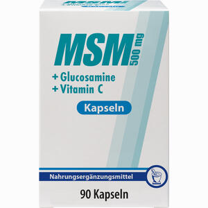 Msm 500mg + Glucosamine Kapseln 90 Stück - ab 13,00 &euro;