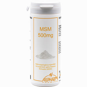 Msm (500mg) Kapseln 100 Stück - ab 10,07 &euro;