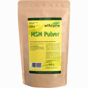 Msm Pulver Methylsulfonylmethan 500 g - ab 11,08 &euro;