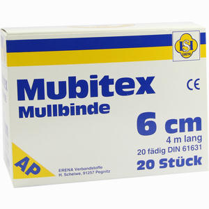 Mubitex Mullbinden 6cm  20 Stück - ab 25,31 €
