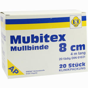 Mubitex Mullbinden 8cm  20 Stück - ab 18,49 €