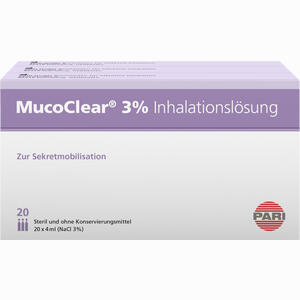 Mucoclear 3% Nacl Inhalationslösung 60 x 4 ml - ab 32,36 €