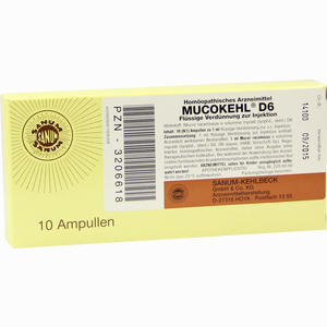 Mucokehl D6 Ampullen 10 x 1 ml - ab 0,00 &euro;