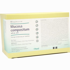 Mucosa Comp Ad Us Vet Ampullen 50 x 5 ml - ab 152,99 €