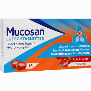 Mucosan Lutschtabletten Rote Früchte 16 Stück - ab 4,93 &euro;