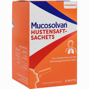Mucosolvan Hustensaft- Sachets Lösung Zum Einnehmen 21 Stück