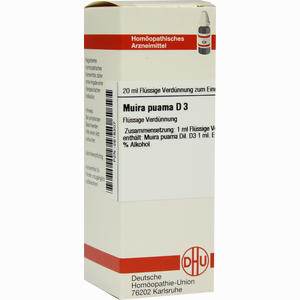 Muira Puama D3 Dilution 20 ml - ab 0,00 €