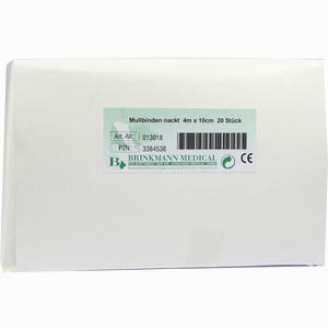 Mullbinden Bri Unverp 4x10  20 Stück - ab 15,11 €
