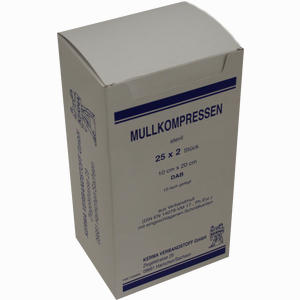 Mullkompr Bw St 12f 10x20 25 Stück - ab 21,10 €