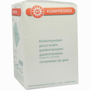 Mullkompresse 10x10cm 12fach Kompressen 100 Stück - ab 5,49 €