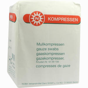 Mullkompresse 10x10cm 8fach Kompressen 100 Stück - ab 5,29 €