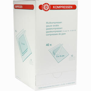 Mullkompresse 5x5cm 12fach Sterile Kompr Pro Set Kompressen 40 x 2 Stück - ab 8,95 €