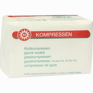 Mullkompresse 7.5x7.5 8fach Kompressen 100 Stück - ab 3,75 €