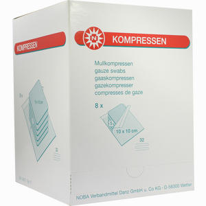 Mullkompressen 10x10cm 32f Steril  8 x 5 Stück - ab 12,18 €