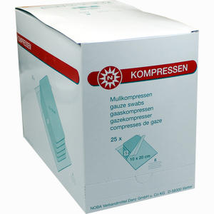 Mullkompressen 10x20cm 8f 25 Stück - ab 12,65 €