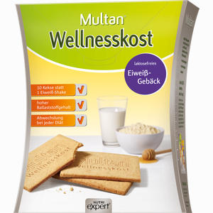 Multan Wellnesskost Protein- Gebäck 12 x 5 Stück
