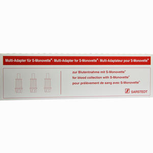 Multi- Adapter für S- Monovette 100 Stück - ab 15,78 €