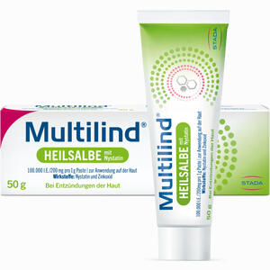 Multilind Heilsalbe mit Nystatin  50 g - ab 10,86 €