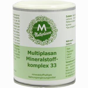 Multiplasan Mineralstoffkomplex 33 Tabletten  350 Stück - ab 18,00 €