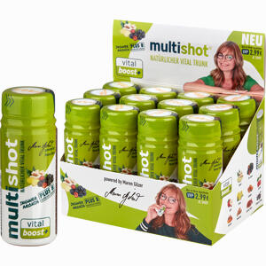 Multishot Vital Boost+ 12er Pack Trinkampullen 12 x 60 ml - ab 0,00 €