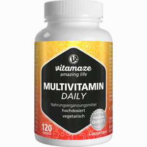 Multivitamin Daily Ohne Jod Vegetarisch Kapseln 120 Stück - ab 15,74 €